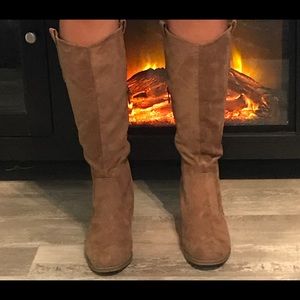 Cato faux suede boots Size 7